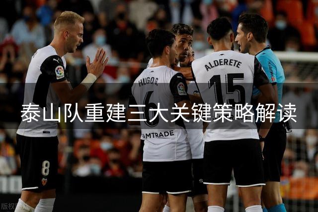 泰山队重建三大关键策略解读
